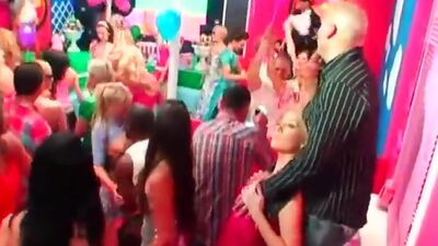 DRUNKSEXORGY - Naughty club sex dolls fucking in public