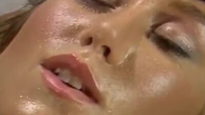 Candie Evans, Francois Papillon in sex in the sport club from xxx classic porn