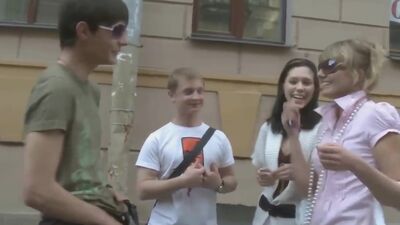 Pizza party or group sex?