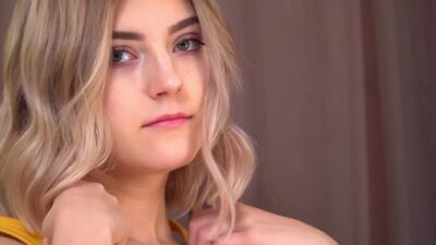 Tieny Mieny Hot Russian Blonde Masturbating