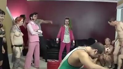 LOSTBETSGAMES - Group of people play a game of