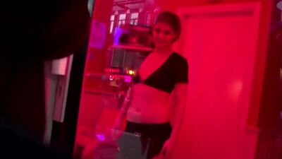 RED LIGHT SEX TRIPS - Hungry Amsterdam slut eating cock