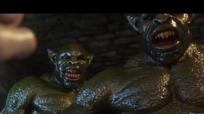 Big tits beauty fucking with monsters in a 3d animation