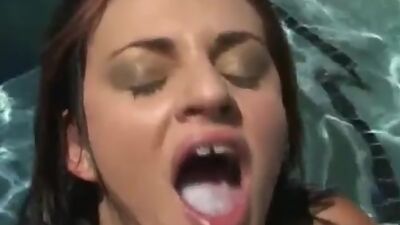 MYTINYDICK - Sucking cock in the pool