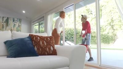 Ryan Keely jerks young perv Jordi's hard cock