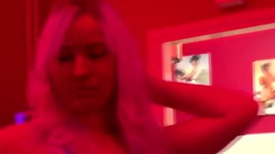 RED LIGHT SEX TRIPS - Real euro hooker rides client after giving hot bloowjobwjob