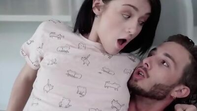 Trying to cure her uncontrollable orgasm condition leads always horny Rosalyn Sphinx to seduce and fuck her stepbrother2