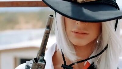 Hot blonde babe Ashe seduces Jesse in the ultimate showdown where she uses her body to lure him into false intimacy2