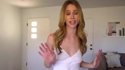 Cum craving Anya Olsen taunts her stepbrother into shoving his cock all the way inside her meaty fuck hole