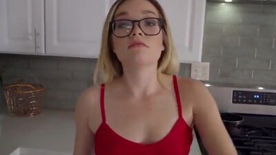 Katie Kush makes use of her sexy ass and cock craving attitude to convince her stepbro to do her chores for her