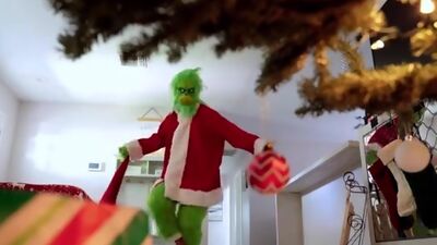 When the Grinch comes in the night Cindy Lou Who knows how to save Christmas for adopted Sister Who and Step Brother Who2