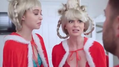 When the Grinch comes in the night Cindy Lou Who knows how to save Christmas for adopted Sister Who and Step Brother Who2