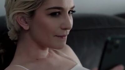 Stunning bigtit hottie Skye Blue hops on her mans hardon and rides him deep in her cock craving pussy then goes for a 69