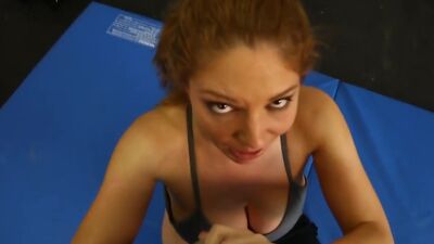 Kiki stretches in yoga then stretches her mouth around the dick