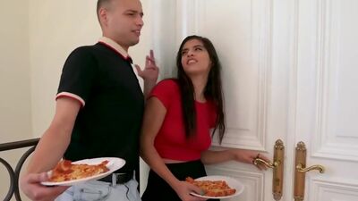 FILTHY FAMILY - Stepmom Julianna Vega Gets Interrupted during Sex