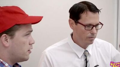 Beaver learns about the bird and the bees, he tests his new knowledge by fucking his friend Emily to a big creampie