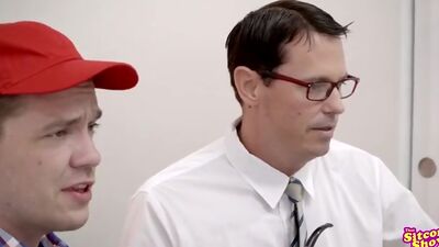 Beaver learns about the bird and the bees, he tests his new knowledge by fucking his friend Emily to a big creampie