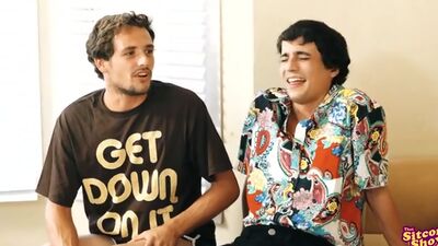 Sexy blonde Laurie Foreman seduces sucks and fucks three guys to assert her dominance as the households queen slut