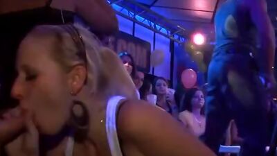 Devilish and wild orgy party