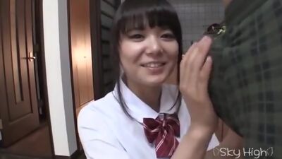 Young Haruka Miura needs cock in both her holes