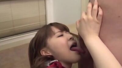 Satomi Nagase bloes teacher in class for better grades