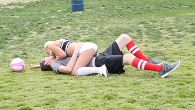 Blonde Soccer Teen