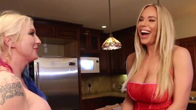 Olivia anally violates her late Pizza deliver girl Leya!