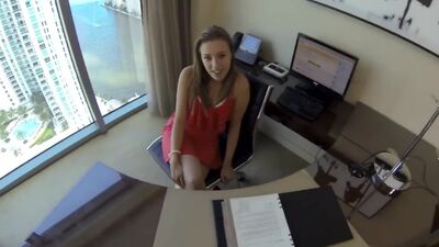 Lunch break secretary fuck