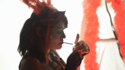 Charley Chase and busty Alia Janine fuck