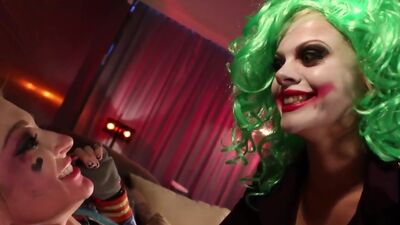 Whorley Quinn gets caught and fucked by the Joker