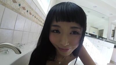 Self shot solo session with Japanese starlet Marica Hase