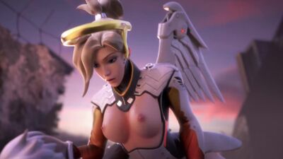 Overwatch Naughty 3D Mercy with Big Juicy Butt Gets Fucks