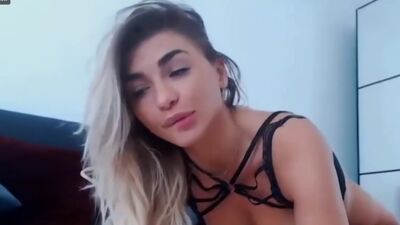 Hot Ass Blonde in Sexy Lingerie Perfect Pussy to Cum in