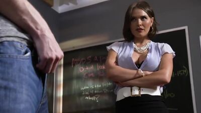 NAUGHTY AMERICA - Professor Krissy Lynn takes her students cock