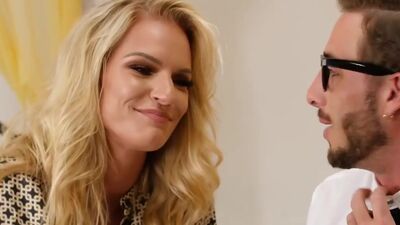 NAUGHTY AMERICA - Rachael Cavalli fucks a virgin friend of her son