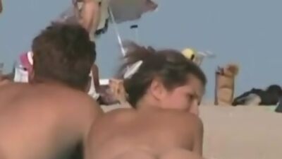 Voyeur flick of a gorgeous naked brunette