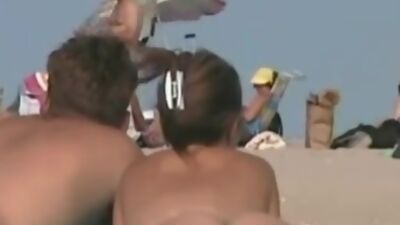 Voyeur flick of a gorgeous naked brunette