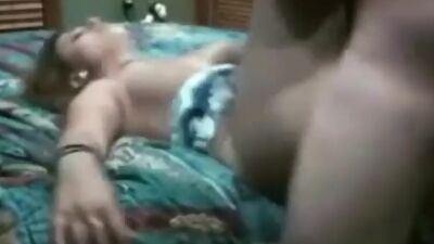 Sexting video of amateur girlfriend with natural tits fucking
