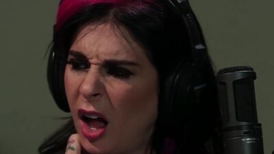 BURNING ANGEL - Tattooed bride takes bbc