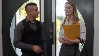 Naughty America Real Estate agent Bunny Colby does what it takes to close
