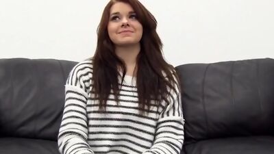 BACKROOM CASTING COUCH - Cute Amateur Assfuck & Insemination on Casting Couch