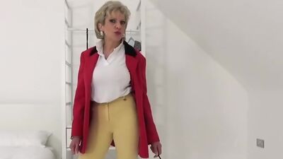 Cleavage Bitch In Jodhpurs