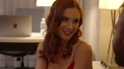 NAUGHTY AMERICA - Tonights Girlfriend Lilian Stone gives fan a lap dance and the fucking of his life