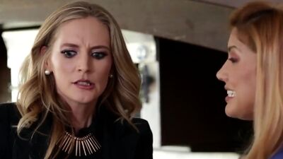 MOMMYS GIRLS - Lesbian milfs rubbing petite teen