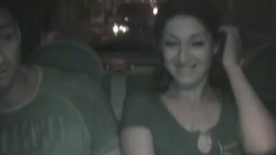 Latina gf night drive sex in the car