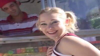 Cheerleader Cindi Loo Facialed and Fucked part 2