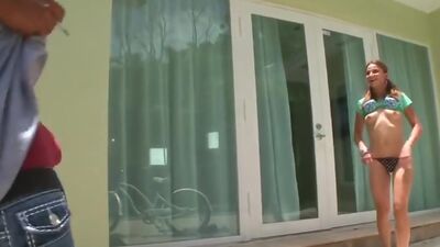 Lusty redhead slut Roxy K sucks BBC