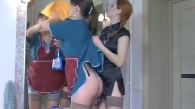 Lesbian Punished The Cleaning Lady