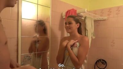 Busty Unfaithful Wife Gets Dick to Mouth