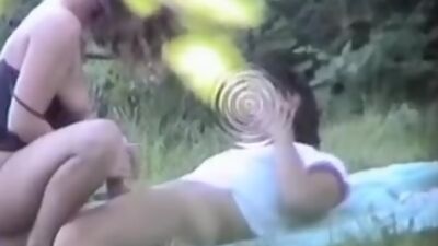 Hidden cam caught me fucking my girlfriend in a park